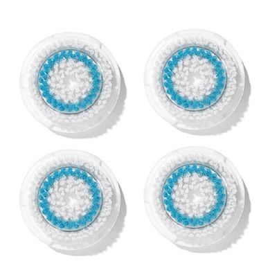 Brushot Brush Head Replacements Compatible with Clarisonic Mia 1, Mia 2, Mia Fit, Alpha Fit, Smart Profile Uplift | Deep Pore, 4 Count
