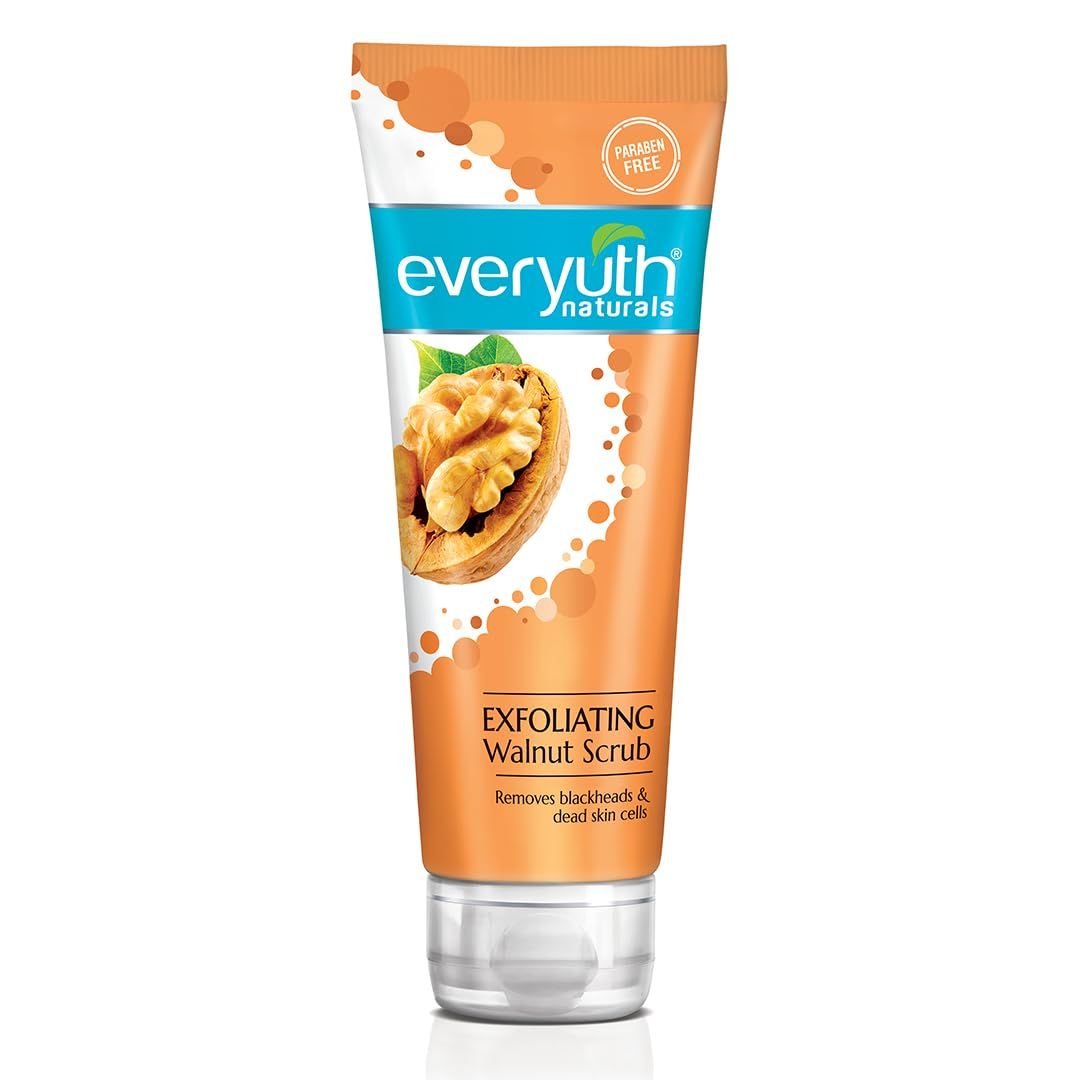 Everyuth Walnut Exfoliating Scrub Nano Multi-vita &amp; Walnut Shell Particles (100g) by Everyuth