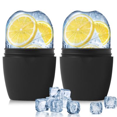 Evmliy 2Pack Ice Face Roller, Silicone Ice Roller for Face to Tighten and Lift Skin, for Face &amp; Eye Puffiness Relief, Reusable Facial Mold for Neck to Enhance Natural Glow, Skin Care for Women Beauty