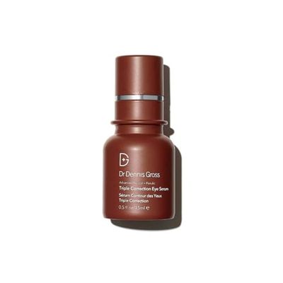 Dr. Dennis Gross Advanced Retinol + Ferulic Triple Correction Eye Serum | Firm Skin, Boost Hydration, and Reduce the Look of Wrinkles &amp; Crepiness | 0.5 oz