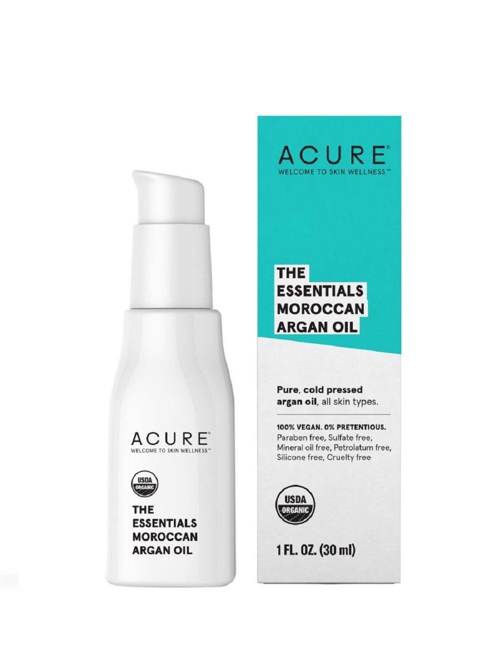 Acure Organics, Moroccan, Argan Oil Treatment, All Skin Types, 1 fl oz (30 ml)[packaging may vary]