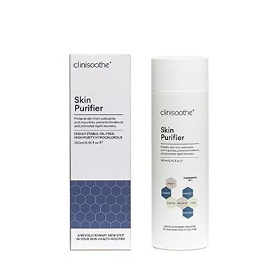 Clinisoothe+ Skin Purifier - Daily Cleanser and Acne Treatment for Face &amp; Body, with Hypochlorous Technology to Prevent Breakouts &amp; Promote Rapid Recovery, For All Skin Types (8.4oz Pour Bottle)