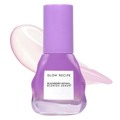 Glow Recipe Blackberry Retinol Face Serum - Anti Aging Night Serum &amp; Pore Minimizer with Hydrating Triple Retinoids to Help Clarify Blemishes, Smooth Texture, Reduce Fine Lines &amp; Wrinkles (30ml)