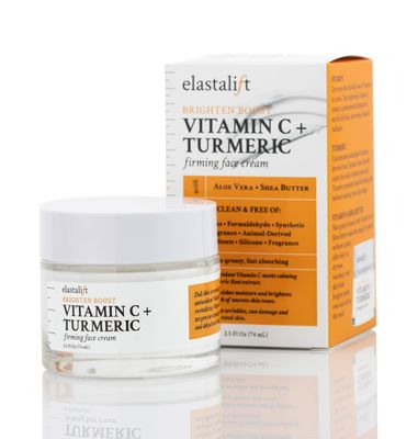 Elastalift Vitamin C Firming Face Cream Moisturizer Skin Care Facial Lotion, Potent Vitamin C Gel Cream For Face Targets Dry Skin, Age Spots, Wrinkles, Hyperpigmentation, &amp; Sun Damaged Skin, 2 Fl Oz