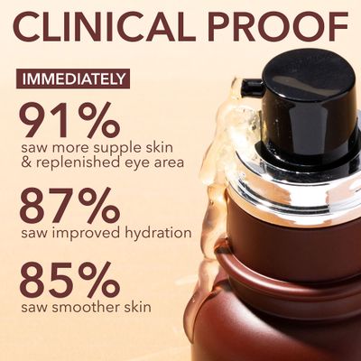 Dr. Dennis Gross Advanced Retinol + Ferulic Triple Correction Eye Serum | Firm Skin, Boost Hydration, and Reduce the Look of Wrinkles & Crepiness | 0.5 oz