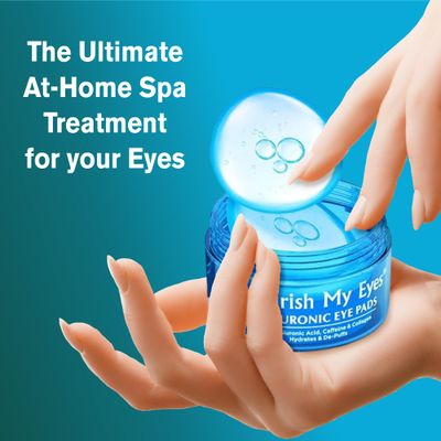 Fran Wilson Nourish My Eyes Eye Pads - Soothe Tired Eyes, Reduce Puffiness &amp; Dark Circles, hydrates the skin around the eyes - 36 Count - Cooling &amp; Refreshing, Instantly (Hyaluronic)
