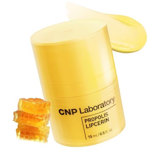 CNP Honey Lip Butter - Propolis Lipcerin Original, Hydrating Overnight Manuka Lip Balm &amp; Mask, 12hrs Long-lasting Moisture, Gifts for Women, Korean Skin Care, 0.5 fl.oz.