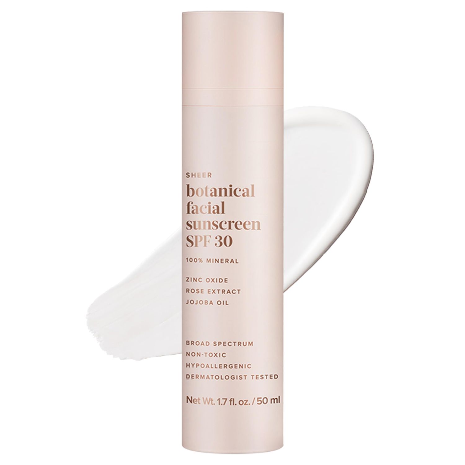 Evereden Sheer Botanical Face Sunscreen SPF 30 1.7 fl oz. | 100% Non-Nano Mineral Sunscreen Face Formula with Zinc Oxide | Soothing &amp; Nourishing | Clean &amp; Non-Comedogenic | FSA Eligible