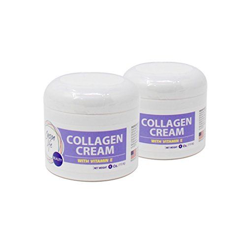Carson Life Collagen Beauty Cream With Vitamin E - 4 Oz - Marvelously Rejuvenate Skin &amp; Prevent Wrinkles - Keep Your Skin and Face Healthy - Made in the USA (2 Pack)