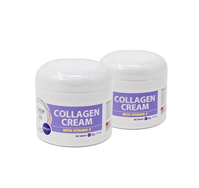Carson Life Collagen Beauty Cream With Vitamin E - 4 Oz - Marvelously Rejuvenate Skin &amp; Prevent Wrinkles - Keep Your Skin and Face Healthy - Made in the USA (2 Pack)