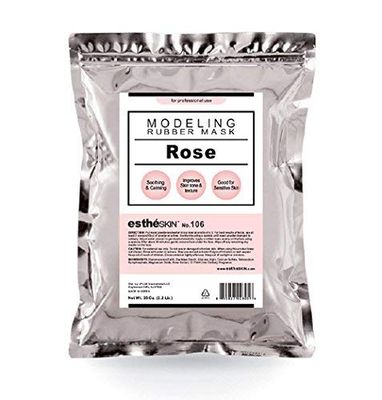 estheSKIN No.106 Rose Peel Off Type Modeling Rubber Mask Powder for Facial Skin Care Treatment, 35oz