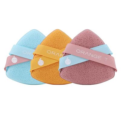 3pcs Cleansing Facial Sponge Deep Pore And ExfoliaBlackheads Makeup Remover, mud mask
