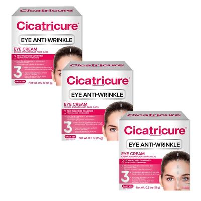 Cicatricure Blur &amp; Filler Anti Wrinkle Eye Treatment, 0.5 Ounce THREE PACK