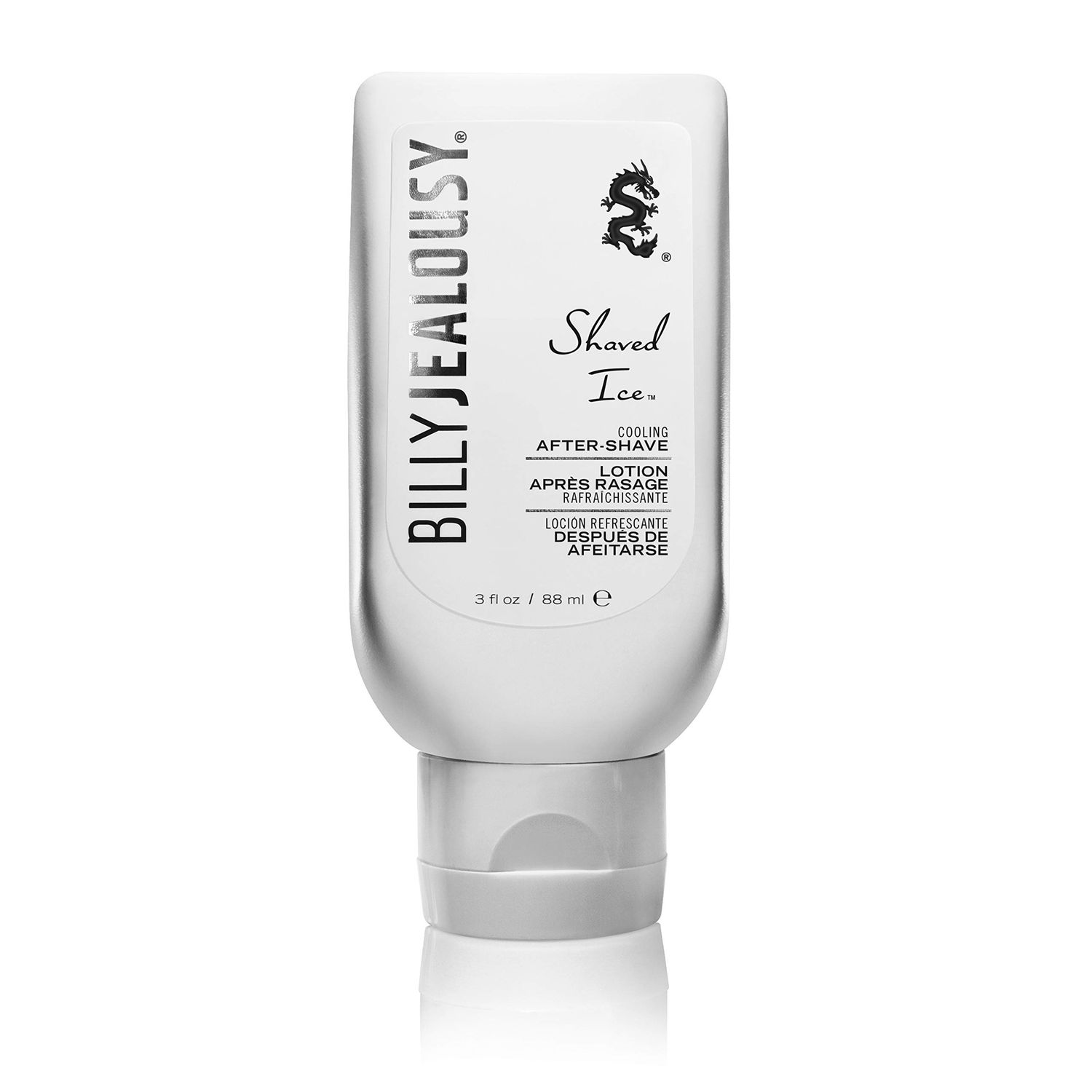 Billy Jealousy Shaved Ice After Shave Balm for Men with Aloe Leaf Juice, Cools &amp; Hydrates Skin, Relieves Razor Irritation and Prevents Ingrown Hairs, 3 Fl Oz