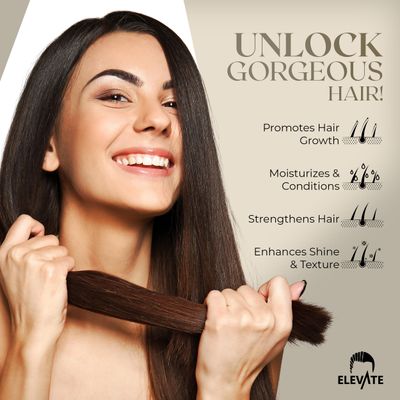 Elevate Batana Oil for Hair Growth | 100% Pure &amp; Natural Raw Dr. Sebi Organic Oil from Honduras | Cold Pressed Chemical-Free for Hair Thickness &amp; Scalp Care Skin | Thicker Stronger Hair 4 Fl Oz 2 Pack