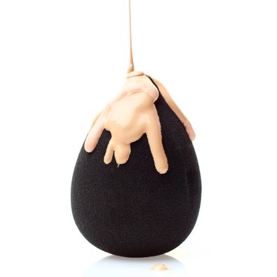 Armaf Beaut Beauty Blender Sponge - Ultra-Soft, Latex-Free Makeup Sponge for Seamless, Airbrush Finish - Foundation Sponge for Liquid Makeup, Powder & Skincare - Washable & Reusable - 1 Count