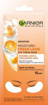 Garnier Skin Naturals Moisture Bomb Eye tissue mask with orange juice and hyaluronic acid 6g