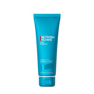 Biotherm Homme T-Pur Cleanser, a Clay-Like Unclogging And Purifying Facial Cleanser For Men with Normal to Oily Skin, with Sea Minerals, Zinc &amp; mineral pearlite, Anti-Oil &amp; Shine, 4.2 Fl. Oz.