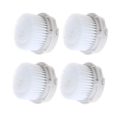 Facial Cleansing Brush Head Replacement, Facial Cleansing Brush Head, Exfoliator Facial Brush Heads, for Acne Prone, Clogged and Enlarged Pores Sensitive Skins (Luxe Cashmere/4Pack)