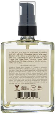 FarmHouse Fresh Vanilla Bourbon Body Oil, Vanilla Bourbon, 4 Fl Oz