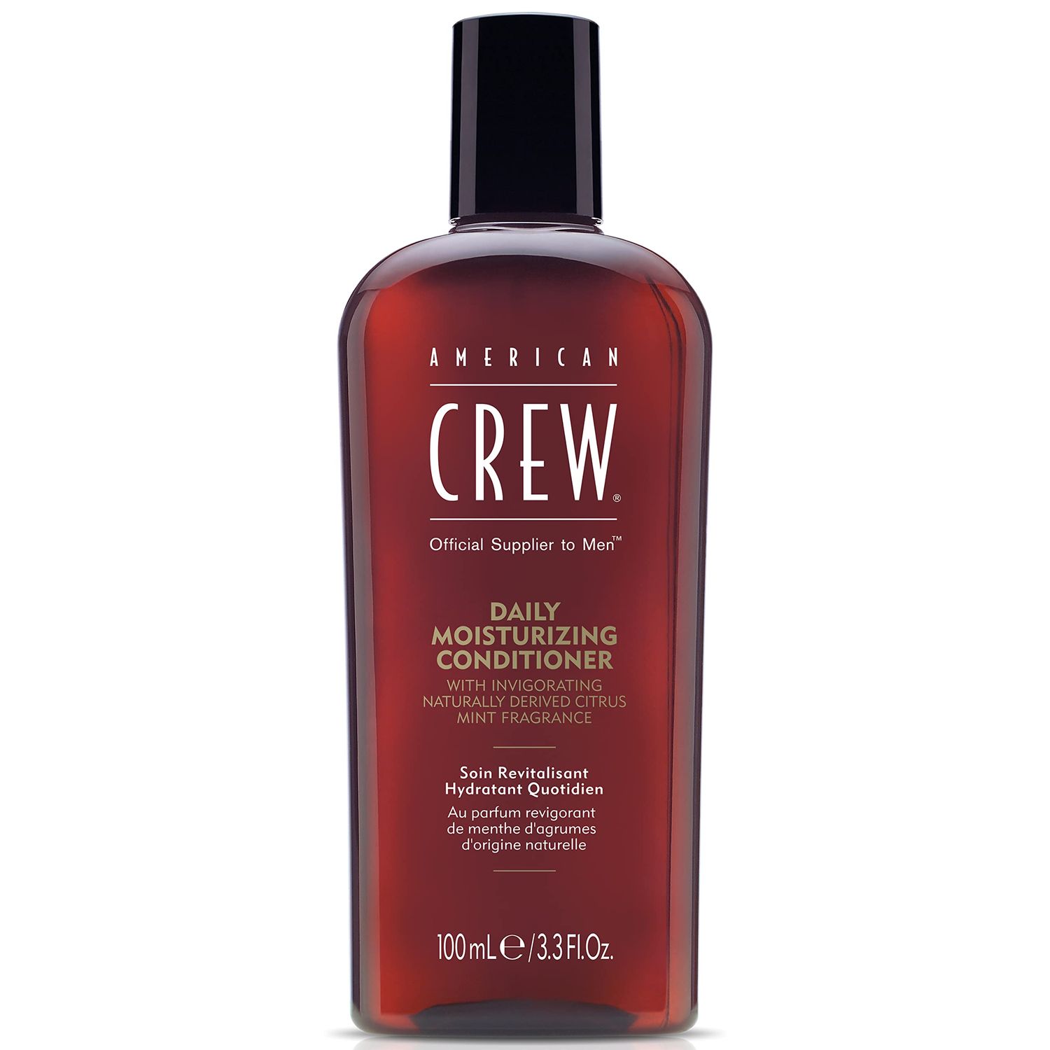 American Crew Conditioner for Men, Daily Moisturizer, Naturally Derived, Vegan Formula, Citrus Mint Fragrance, 3.3 Fl Oz