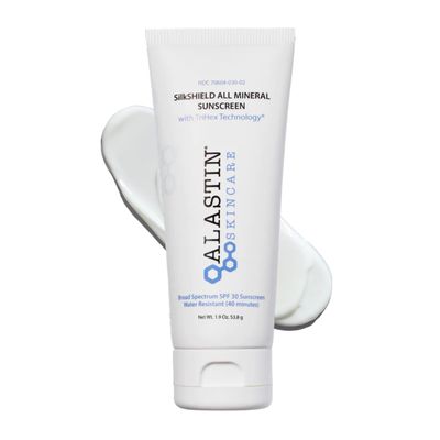 ALASTIN Skincare SilkSHIELD All Mineral Sunscreen for Face SPF 30 (1.9 oz) | Lightweight Sunblock Lotion | Daily Moisturizer | Fragrance-Free