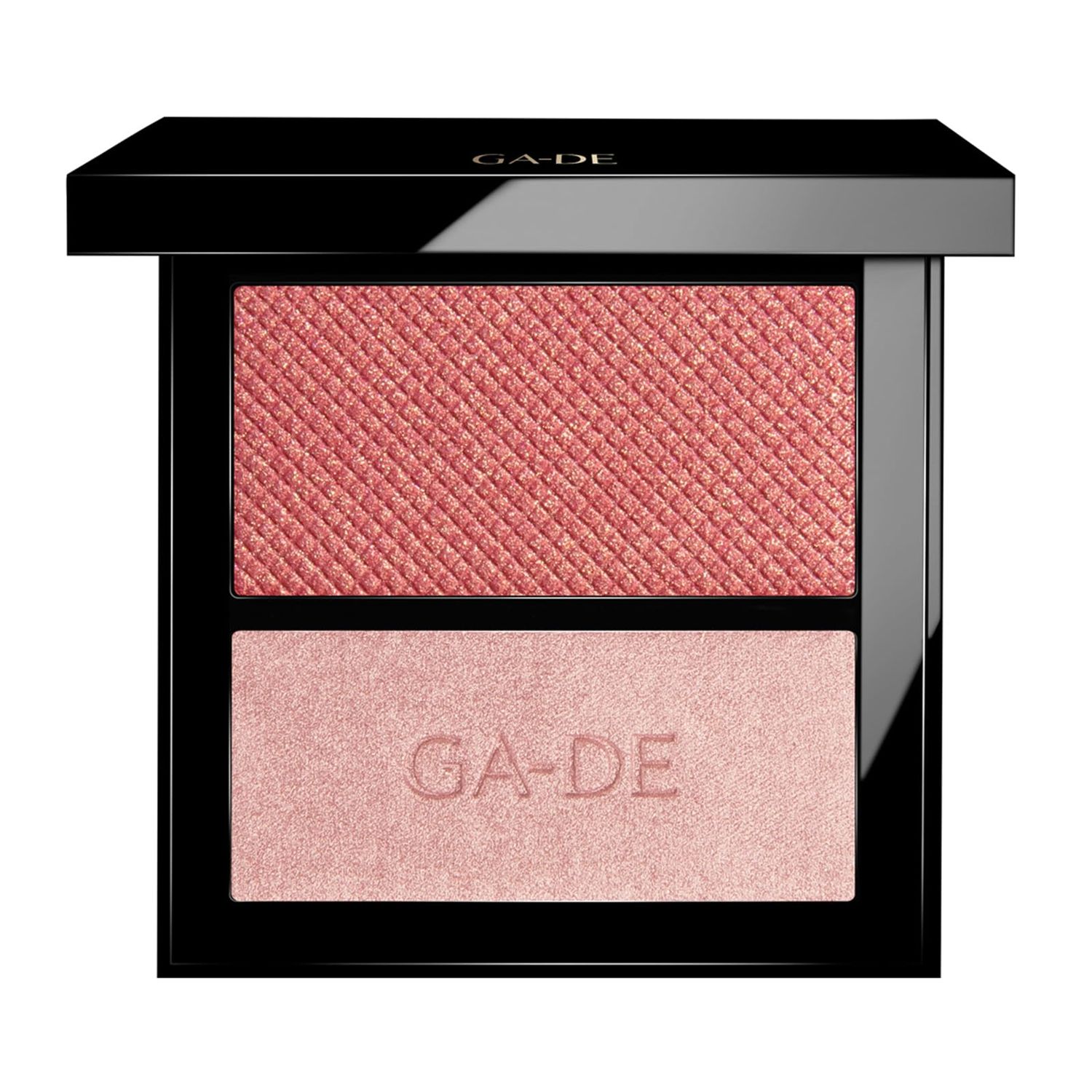 GA-DE Velveteen Blush and Shimmer Duet, 56 - Formulated with Micronized Pearls and Pigments for Sculpting Face and Dcollet - Paraben-Free - 0.26 oz