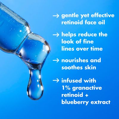 e.l.f. SKIN Youth Boosting Blue-ty Sleep Night Oil, Gentle Overnight Face Oil, Treats Fine Lines &amp; Uneven Texture, Lightweight, Vegan &amp; Cruelty-Free
