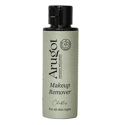 Arugot Organic Make Up Remover, Almond Oil Based Eye and Facial Cosmetic Cleanser, Made in Israel, 3.6 Fl Oz