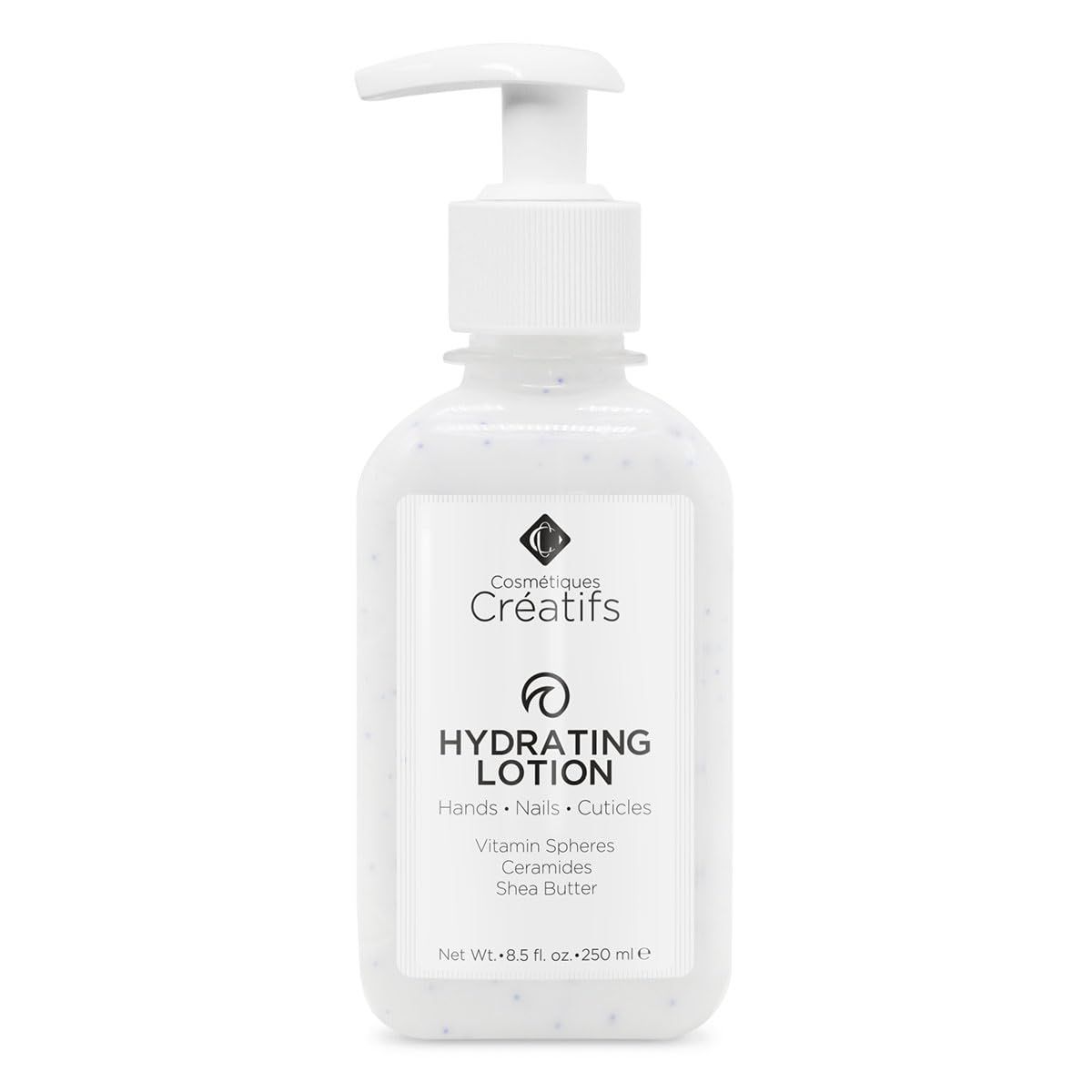 Cosmtiques Cratifs Hydrating Lotion for Dry Hands, Nails, and Cuticles, 8.5 fl. oz., Daily Moisturizing Skincare for Soft, Sensitive Skin with Shea Butter and Ceramides