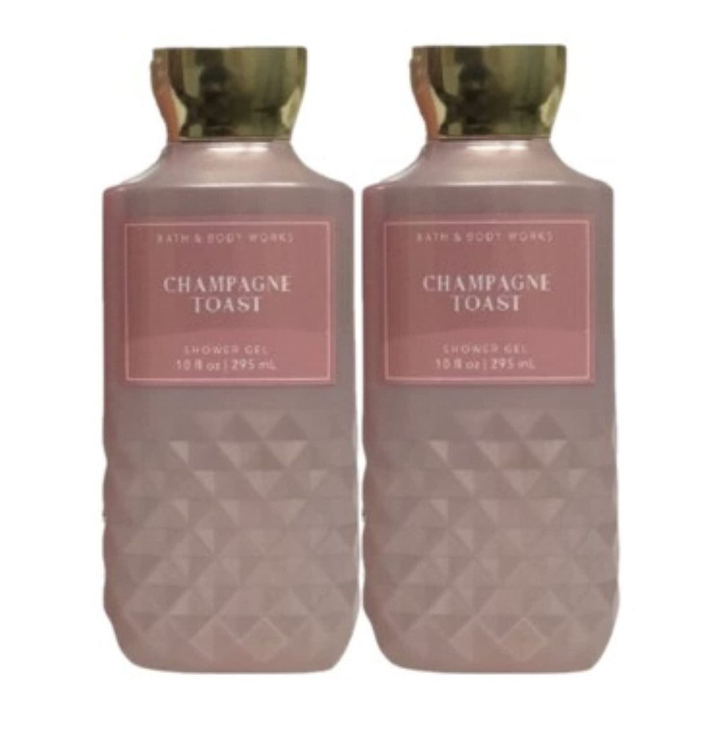 Bath &amp; Body Works - CHAMPAGNE TOAST - 10 oz Shower Gel (Pack of 2) Packaging Varies