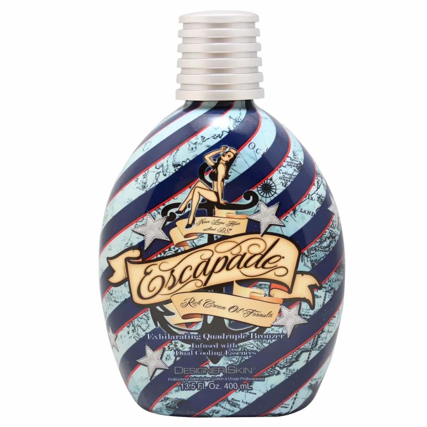 Australian Gold Designer Skin Escapade Quadruple Bronzer Indoor Outdoor Bronzer Tanning Lotion 13.5 fl oz