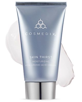 COSMEDIX Skin Thirst Hyaluronic Acid Moisturizer Face Cream - Hydrating Face Lotion &amp; Make Up Primer for Pores, Wrinkles &amp; Fine Lines - Daily Facial Skin Care for Softer, Smoother &amp; Vibrant Skin