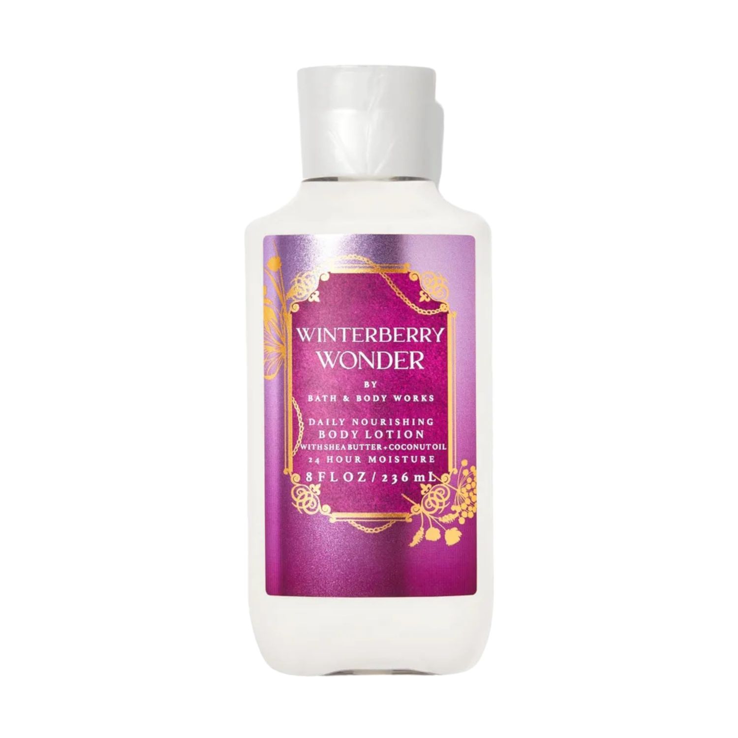 Bath and Body Works WInterberry Wonder Super Smooth Body Lotion Sets Gift For Women 8 Oz (WInterberry Wonder)