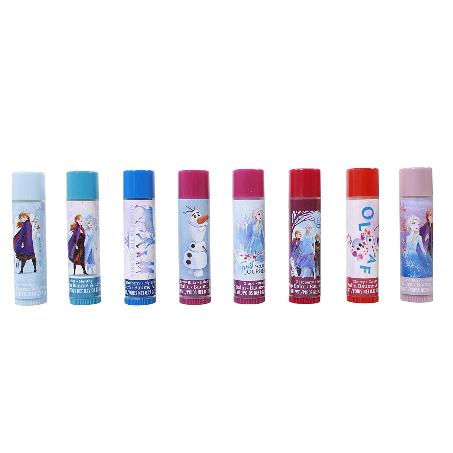 Frozen 2 Lip Balm 8 Pack with Assorted Flavors