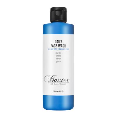 Baxter of California Daily Face Wash for Men | All Skin Types | Sulfate-Free | Fragrance Free | 8 oz | Holiday Gift Guide