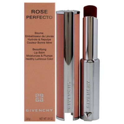 Givenchy Rose Perfecto Plumping Lip Balm - N37 Rouge Graine for Women - 0.09 oz Lip Balm