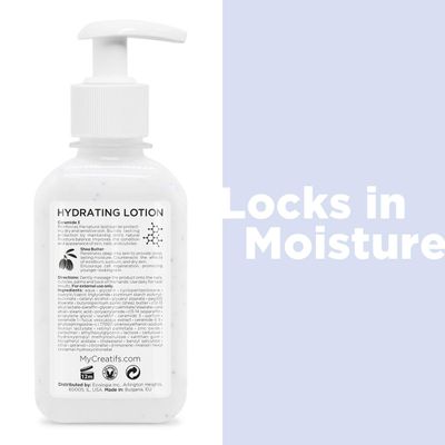 Cosmtiques Cratifs Hydrating Lotion for Dry Hands, Nails, and Cuticles, 8.5 fl. oz., Daily Moisturizing Skincare for Soft, Sensitive Skin with Shea Butter and Ceramides