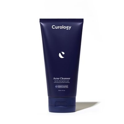 Curology Acne Facial Cleanser Treatment, 2.5% Benzoyl Peroxide Face Wash, For Oily and Acne Prone Skin, Milky Gel Texture, Fragrance Free, 5.07 fl oz