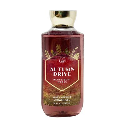 Bath &amp; Body Works AUTUMN DRIVE Aloe + Vitamin E Shower Gel 2 Pack Bundle - 10 fl oz / 295 mL each