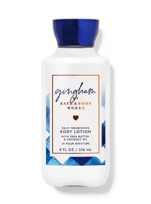 Bath &amp; Body Works Bath and Body Works Gingham Super Smooth Lotion Sets Gift For Women 8 Oz (Gingham) 4 Fl Oz (Pack of 2)