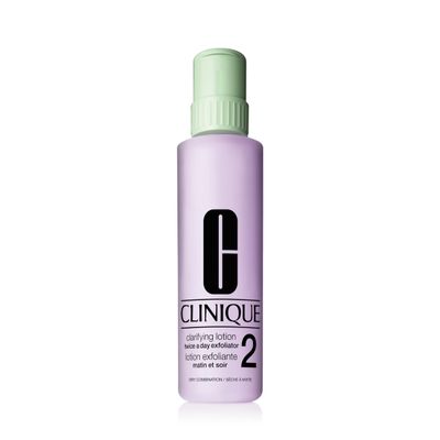 Clinique 3-Step Clarifying Lotion Face Exfoliator For Dry Combination Skin Types, Dry Combination Skin, 16.5 Fl Oz