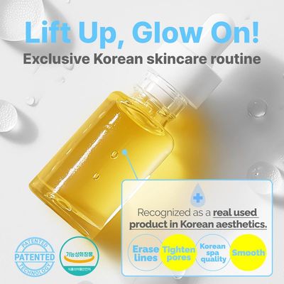 Korean Skin Care Set For Women - Gift For Women Korean Anti Aging Skin Care Products Lifting, Firmness &amp; Hydration Essence, Mask, Booster &amp; Ampoule Set for Radiant Smooth Looking Skin