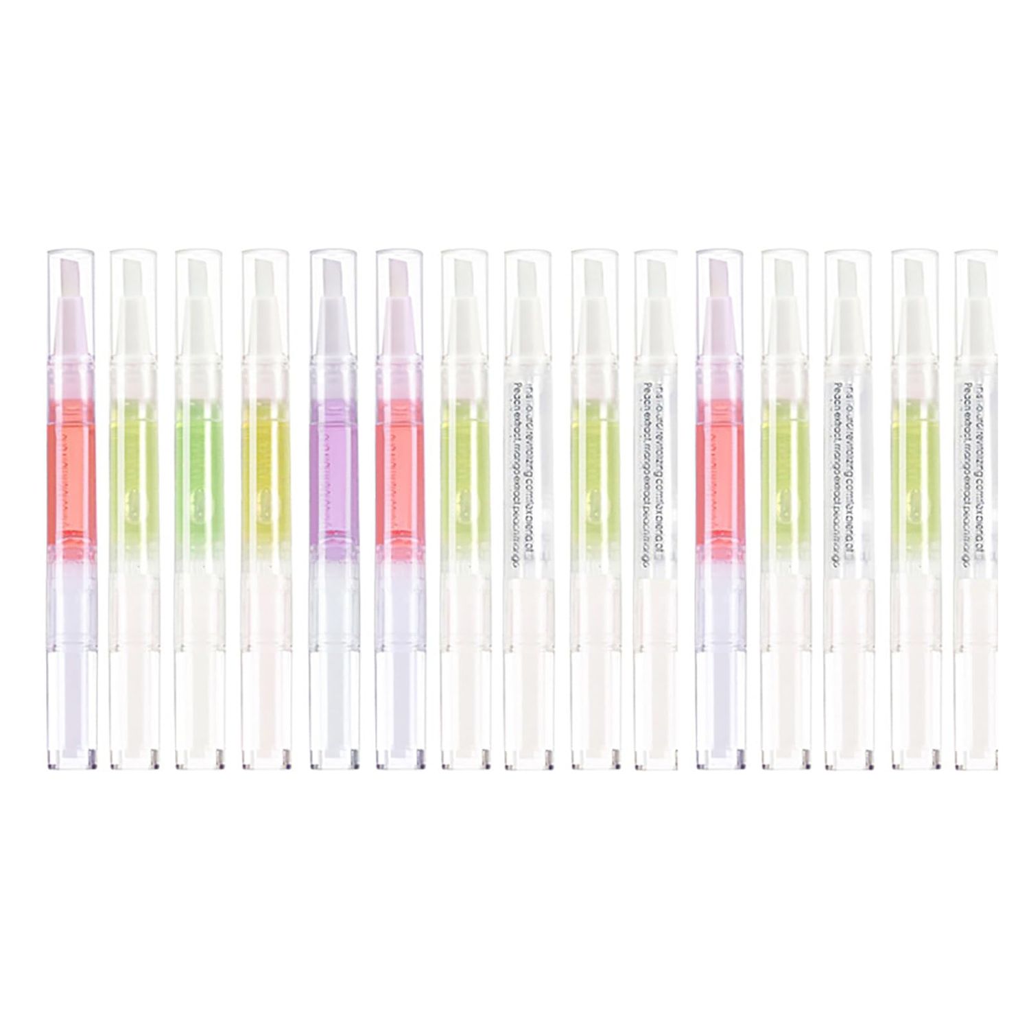 MKNZOME 15PCS Cuticle Oil Pen, Cuticle Oil for Nails for Nail Growth Treatment, Nail Strengthener for Thin Nails and Growth, Nail Care Kit Manicure Set Contains Vitamin E