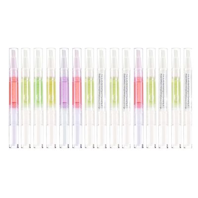 MKNZOME 15PCS Cuticle Oil Pen, Cuticle Oil for Nails for Nail Growth Treatment, Nail Strengthener for Thin Nails and Growth, Nail Care Kit Manicure Set Contains Vitamin E