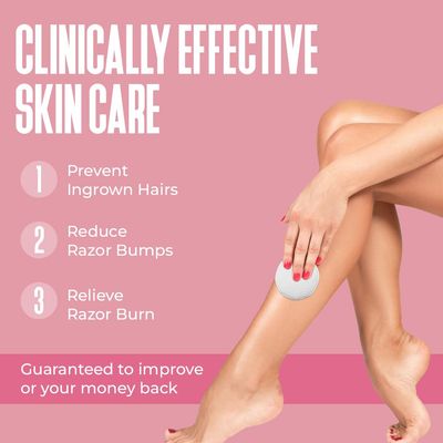 Prevent Ingrown Hairs and Razor Bumps with BHA & AHA Pads - Ingrown Hair Serum for Razor Burns - PFB Razor Bump Stopper Topicals Skin Care, Ingrown Hair Treatment for Bikini Area and Razor Bumps