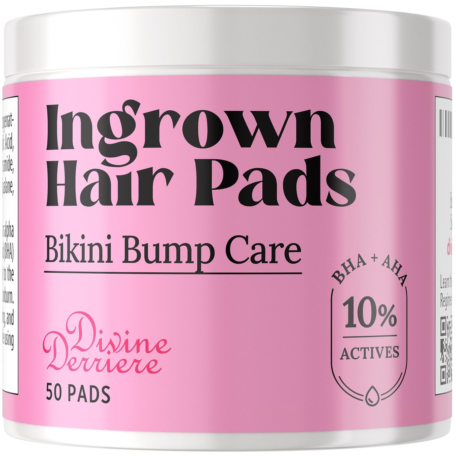 Prevent Ingrown Hairs and Razor Bumps with BHA &amp; AHA Pads - Ingrown Hair Serum for Razor Burns - PFB Razor Bump Stopper Topicals Skin Care, Ingrown Hair Treatment for Bikini Area and Razor Bumps