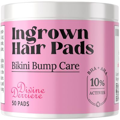 Prevent Ingrown Hairs and Razor Bumps with BHA &amp; AHA Pads - Ingrown Hair Serum for Razor Burns - PFB Razor Bump Stopper Topicals Skin Care, Ingrown Hair Treatment for Bikini Area and Razor Bumps