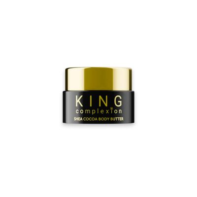 KING complexion Shea Cocoa Premium Body Butter - Sample Size - Organic - Coconut Oil - Black Skincare - Body Moisturizer - Ultra Hydration - Light Cocoa Smell - Gives Skin It&#39;s Natural Glow (.18oz)