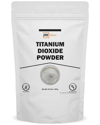 mGanna 100% Natural Non-nano &amp; Uncoated Titanium Dioxide Powder for Skin Hair and Health Care 0.5 LBS / 227 GMS